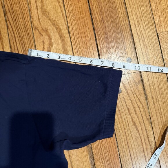 Lacoste Classic Fit Navy Blue Polo Shirt Mens XXL Short Sleeve Cotton - Picture 7 of 10